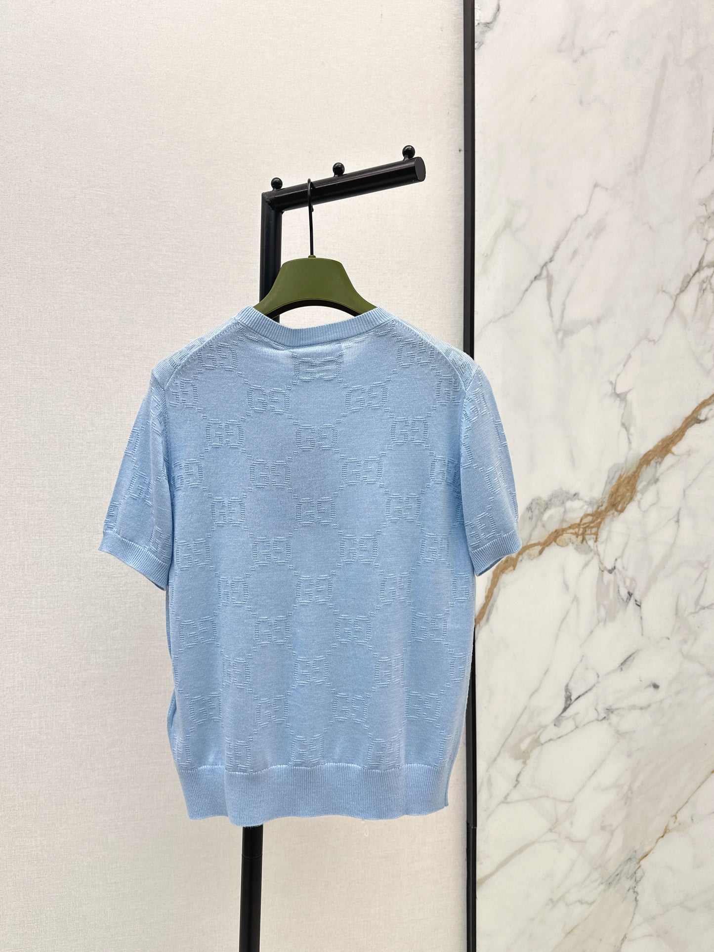 26ss Jacquard Knit T-Shirt