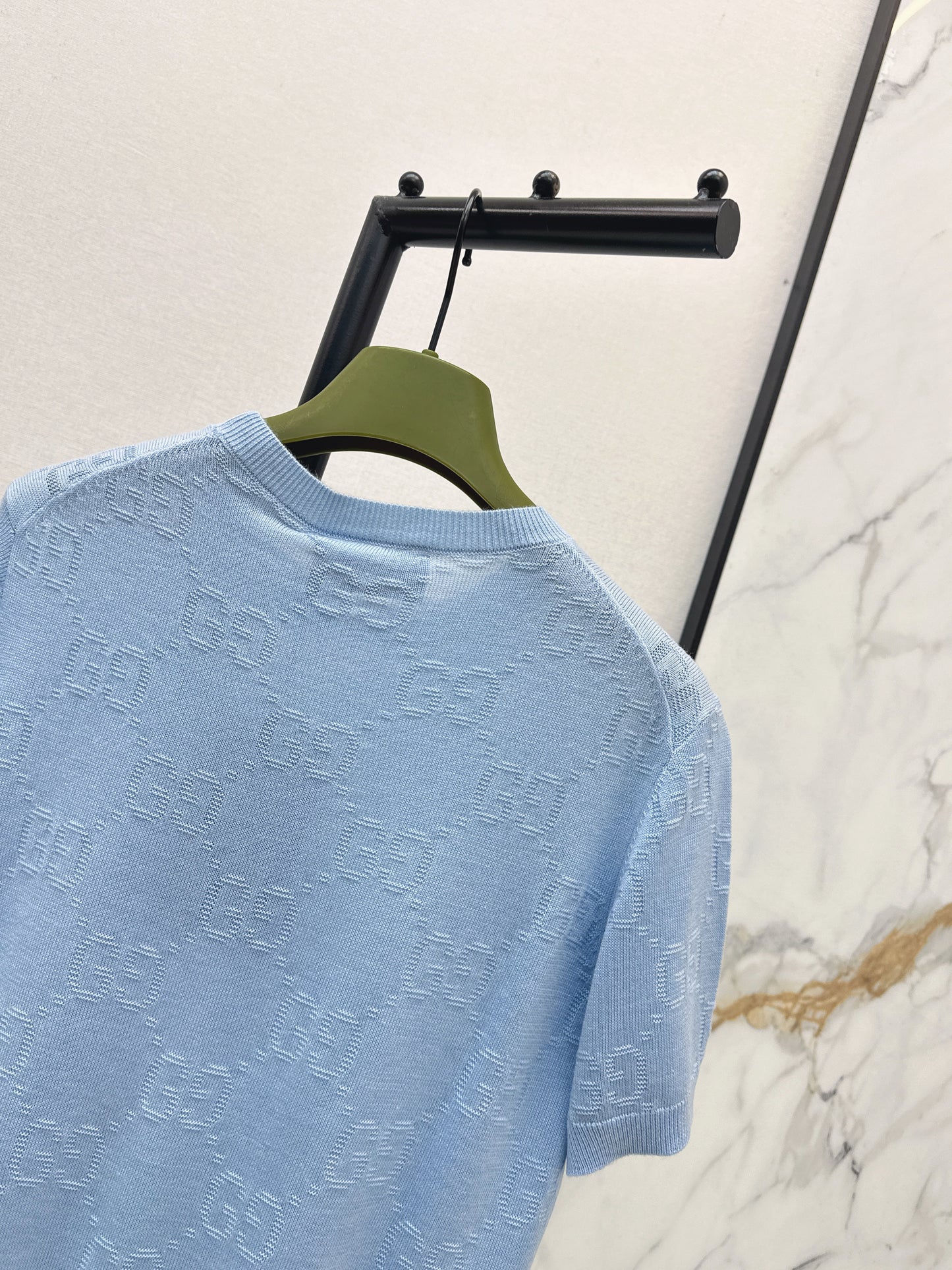 26ss Jacquard Knit T-Shirt