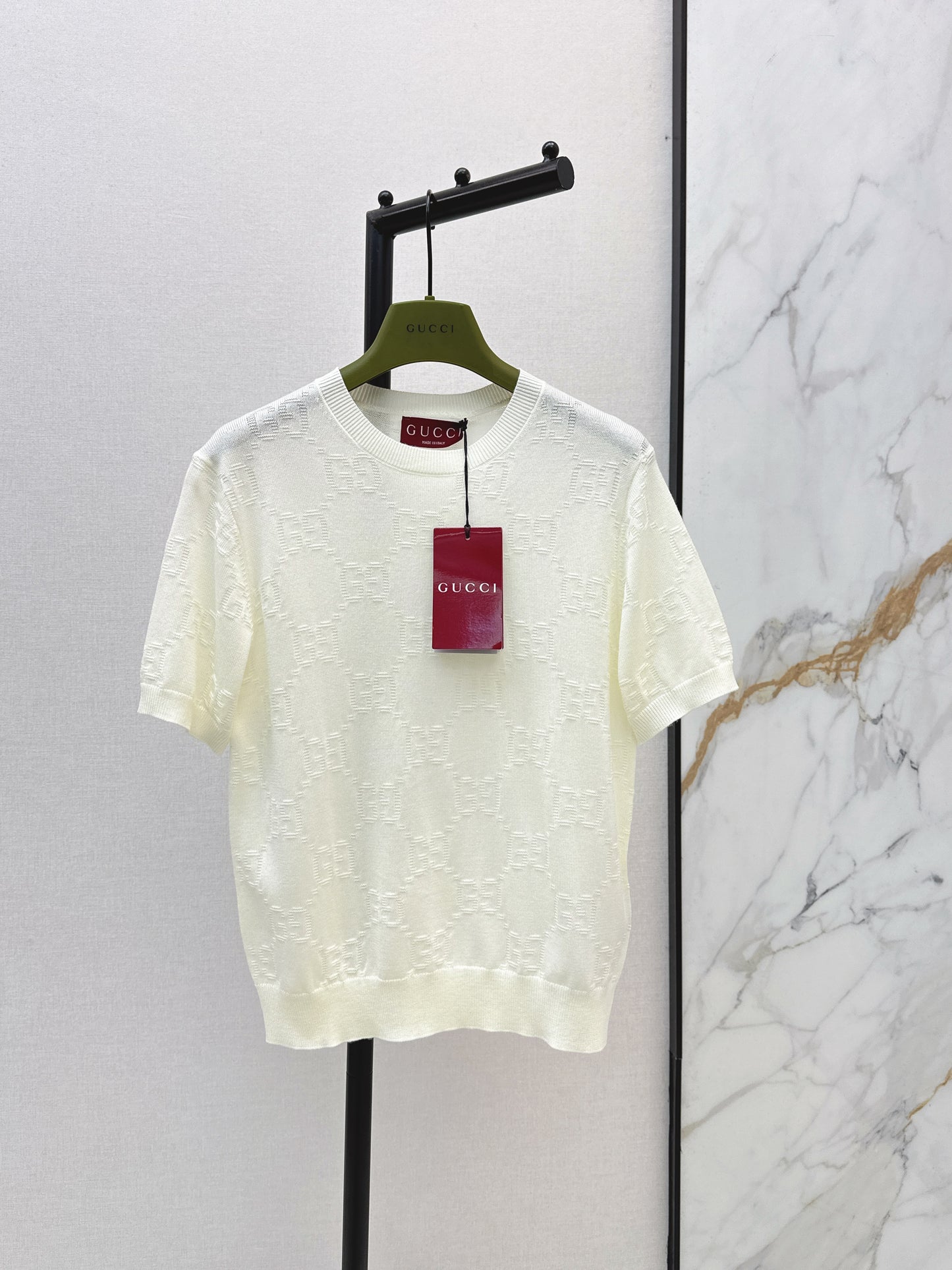 26ss Jacquard Knit T-Shirt