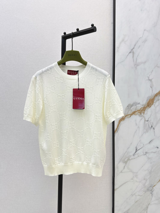 26ss Jacquard Knit T-Shirt