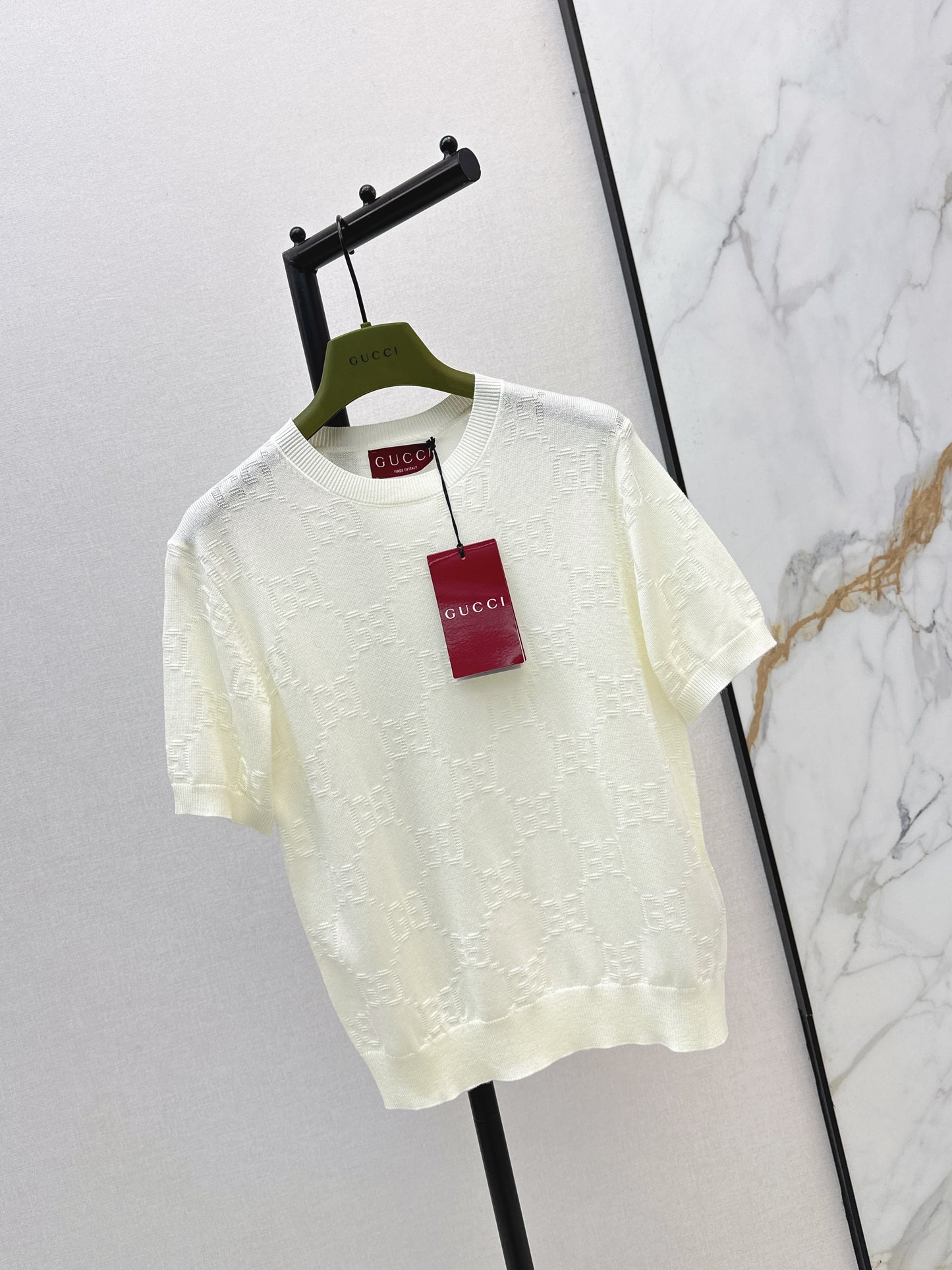 26ss Jacquard Knit T-Shirt