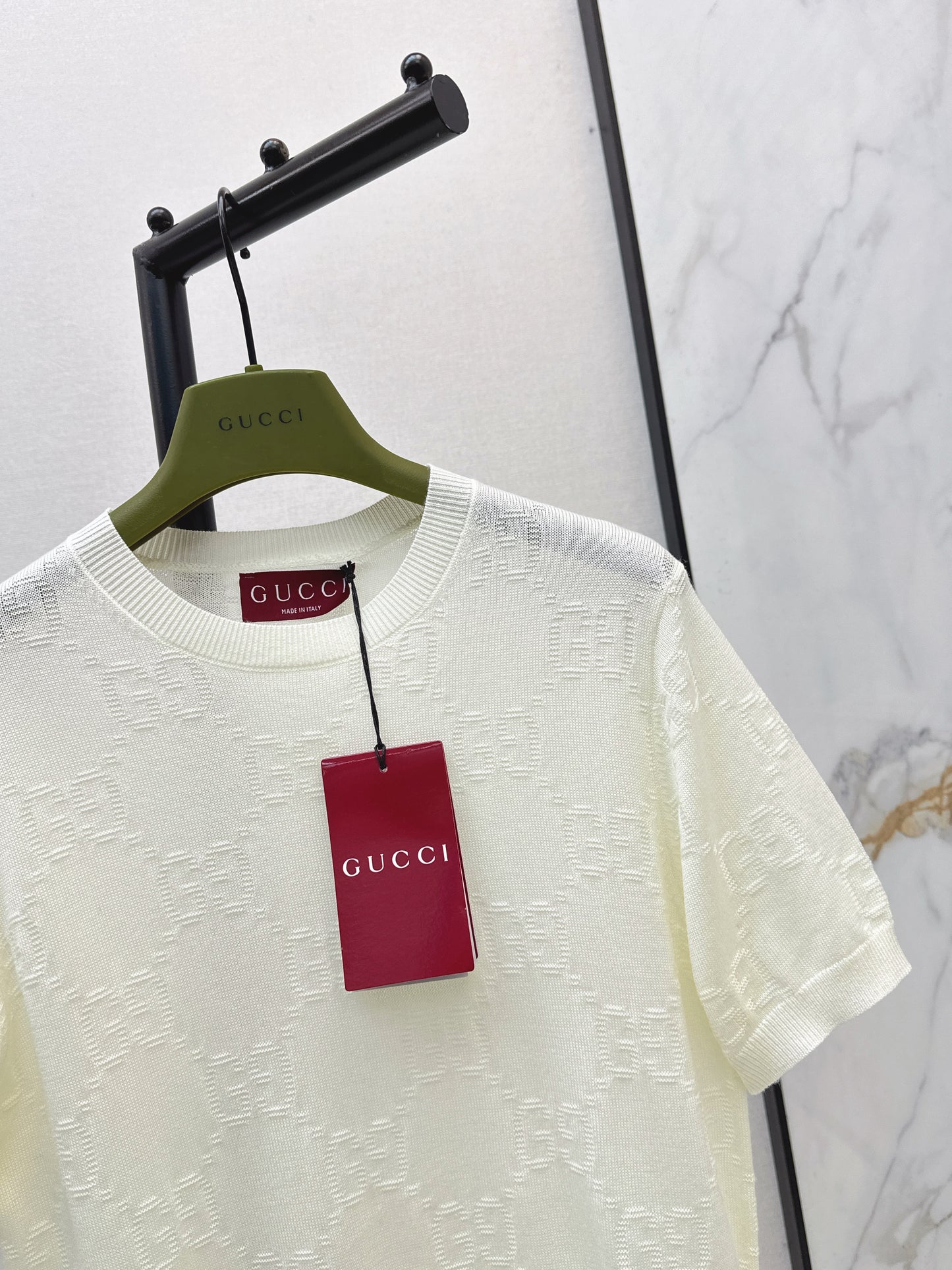 26ss Jacquard Knit T-Shirt