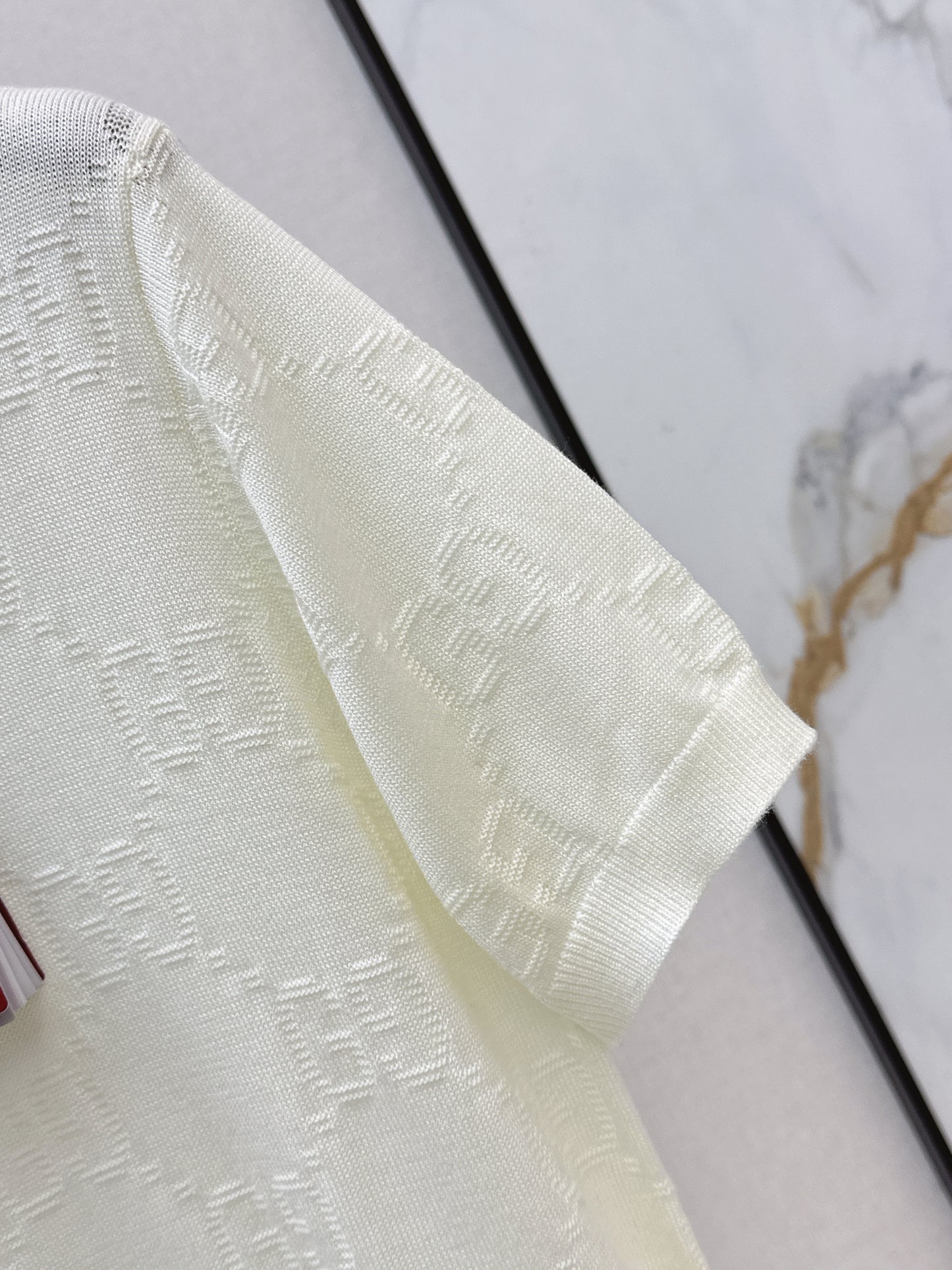 26ss Jacquard Knit T-Shirt
