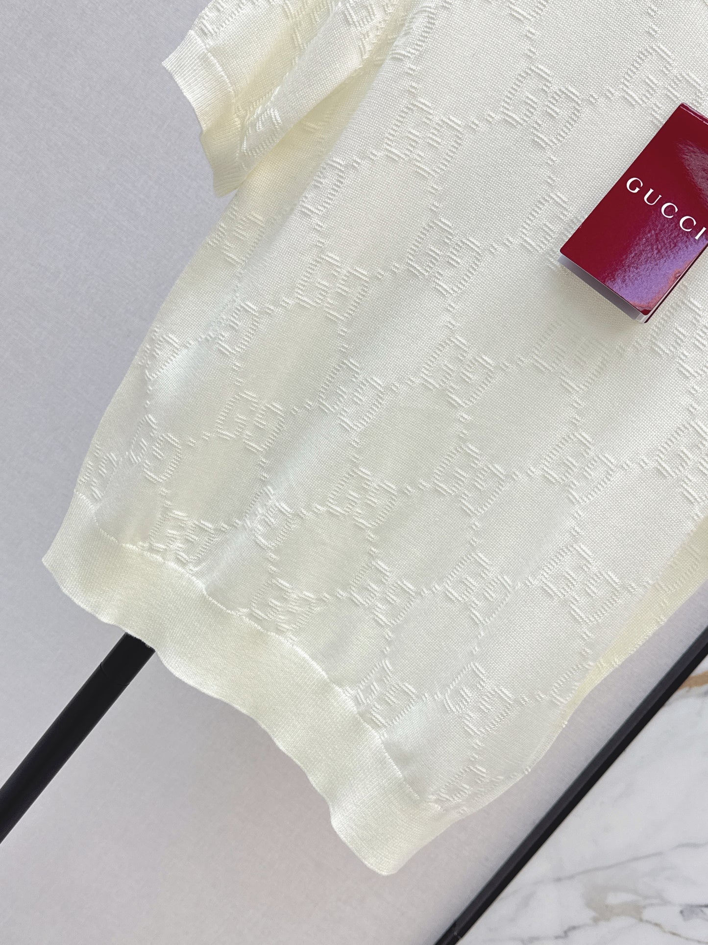 26ss Jacquard Knit T-Shirt