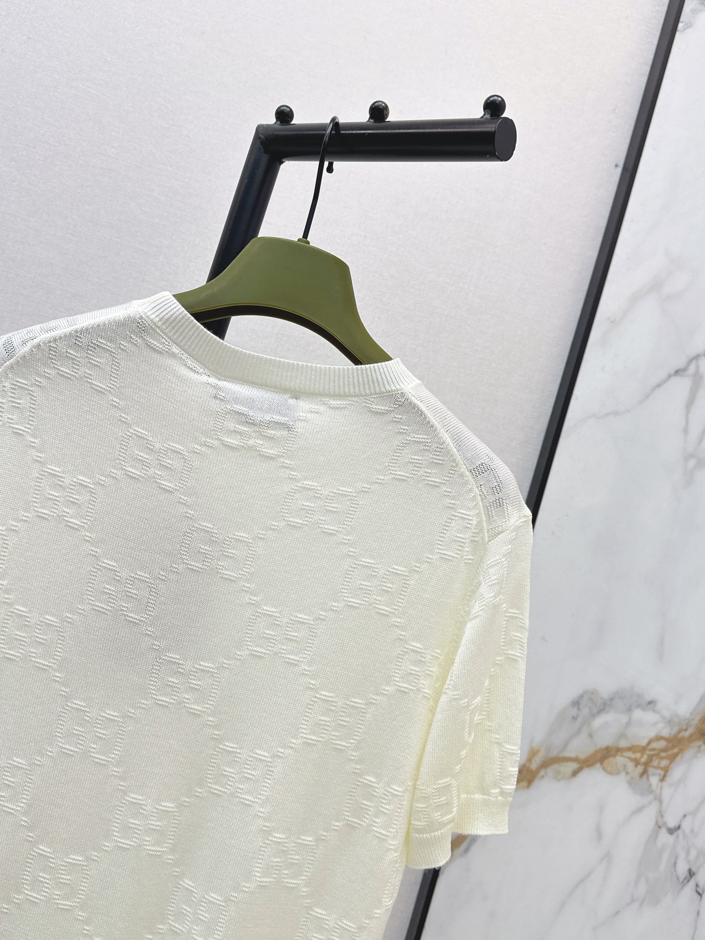 26ss Jacquard Knit T-Shirt
