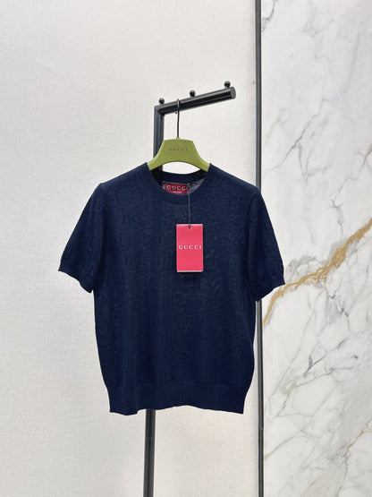 26ss Jacquard Knit T-Shirt