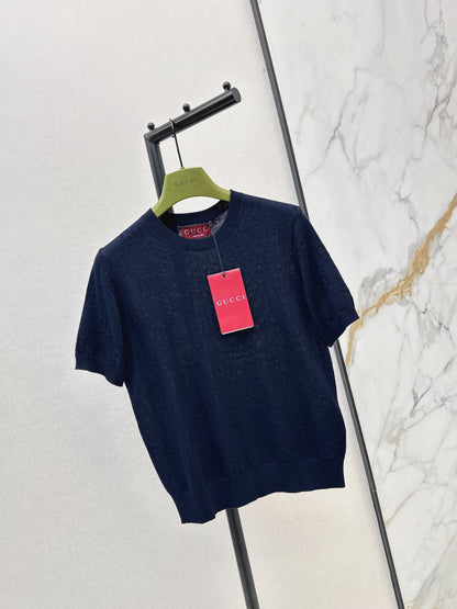 26ss Jacquard Knit T-Shirt