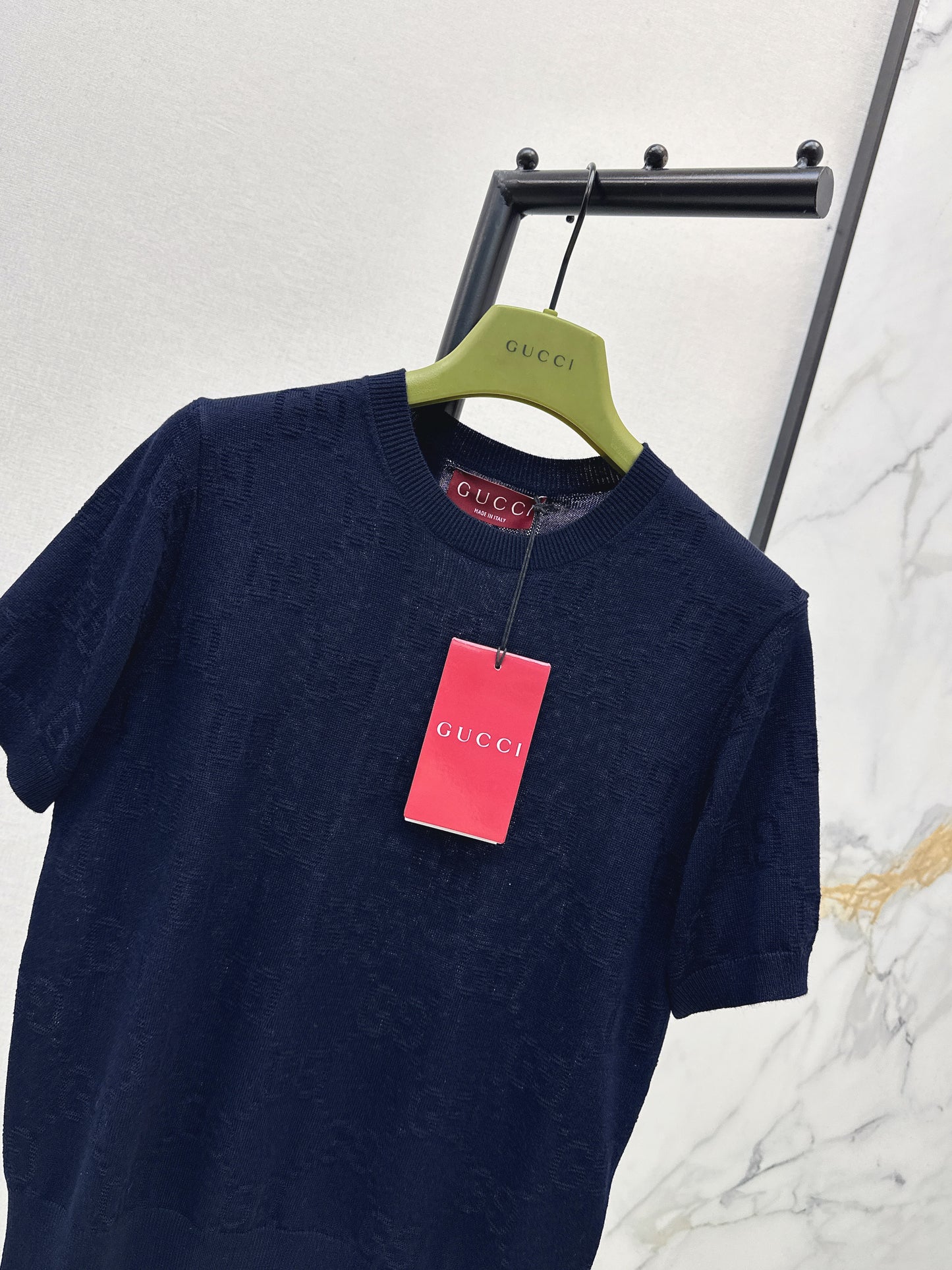 26ss Jacquard Knit T-Shirt