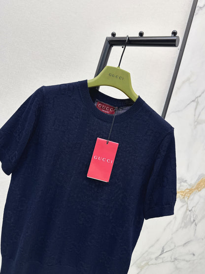 26ss Jacquard Knit T-Shirt