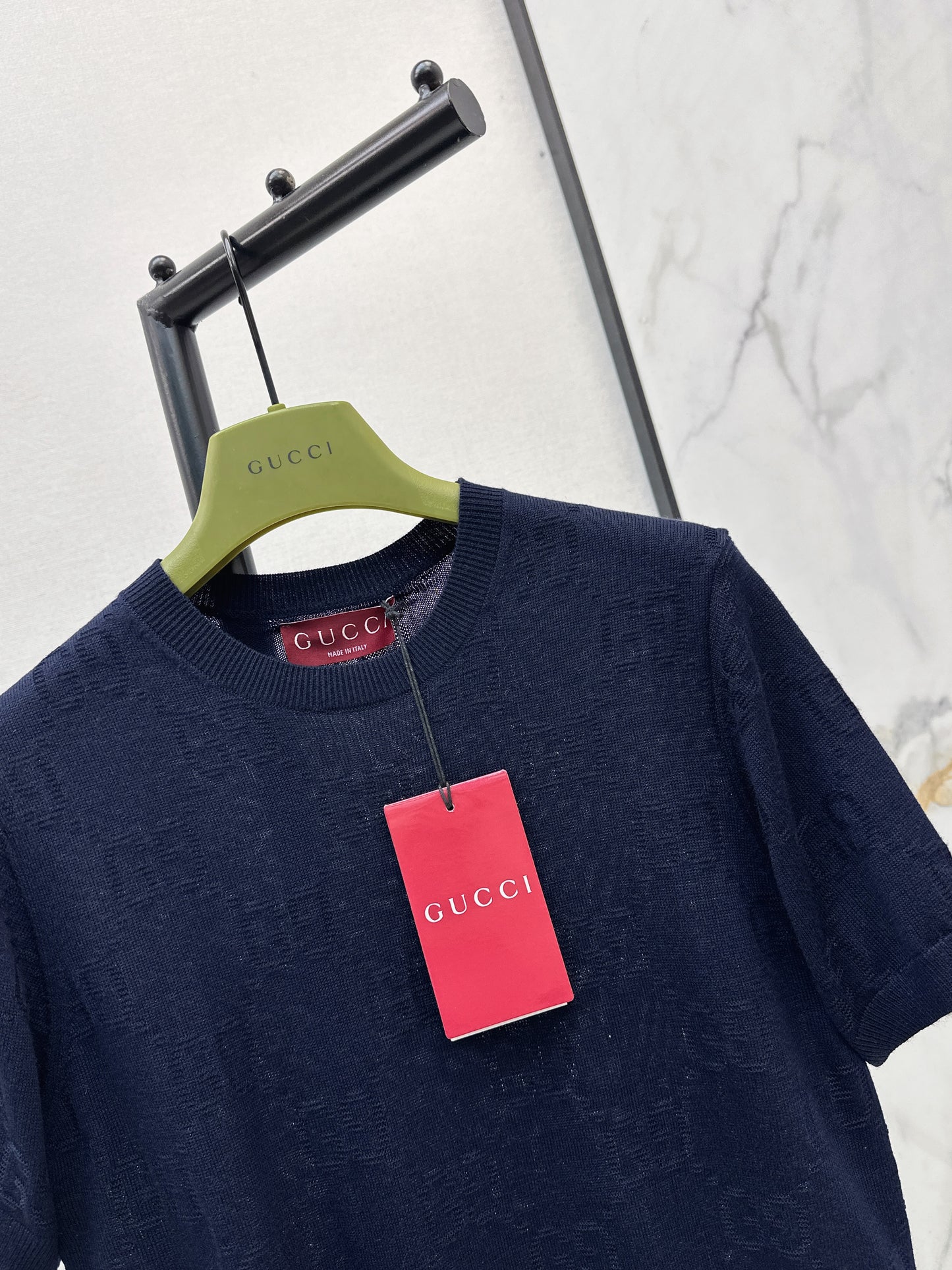 26ss Jacquard Knit T-Shirt