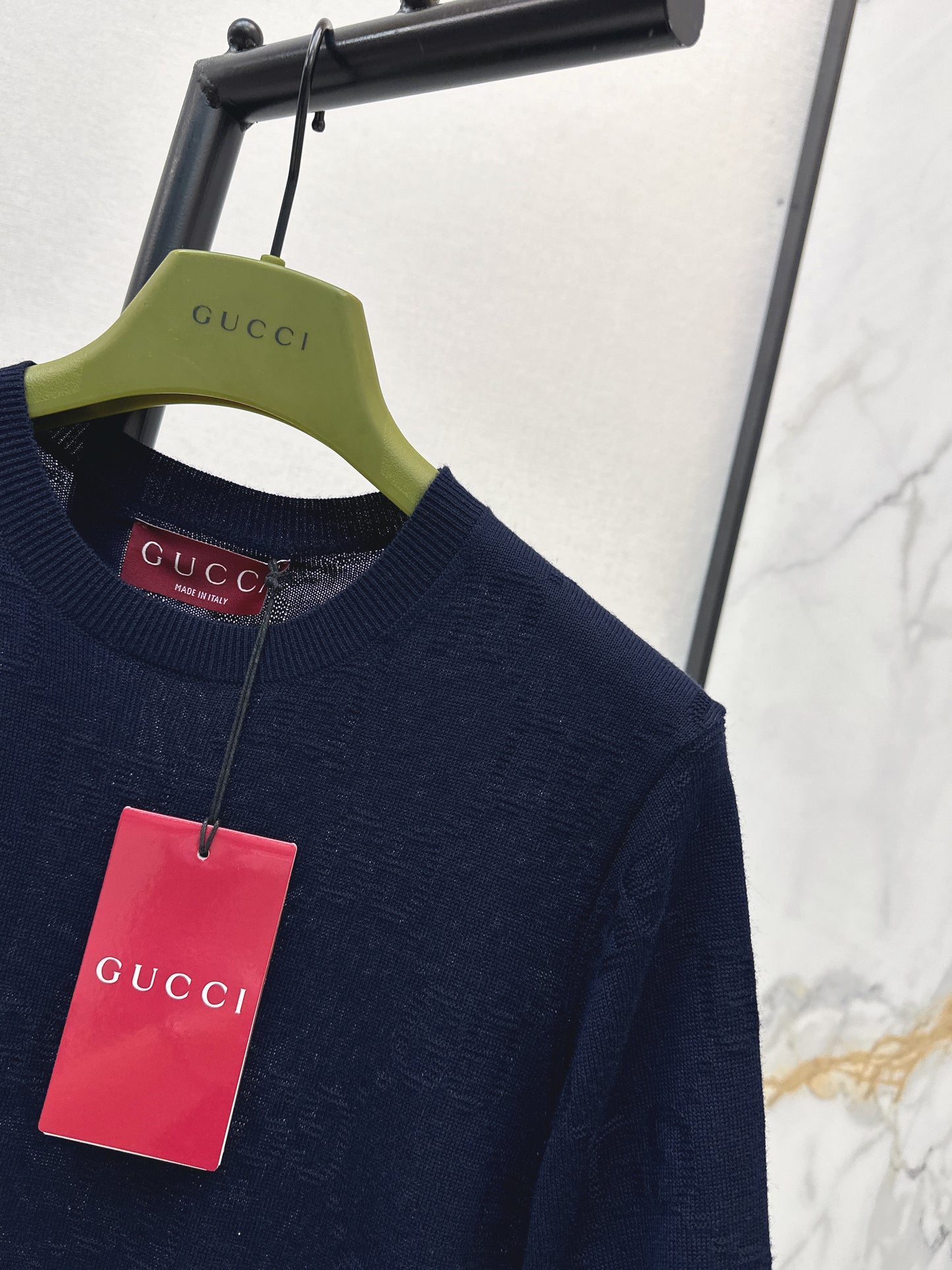 26ss Jacquard Knit T-Shirt
