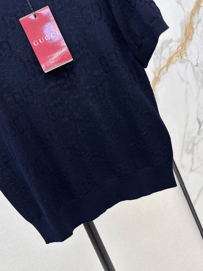 26ss Jacquard Knit T-Shirt