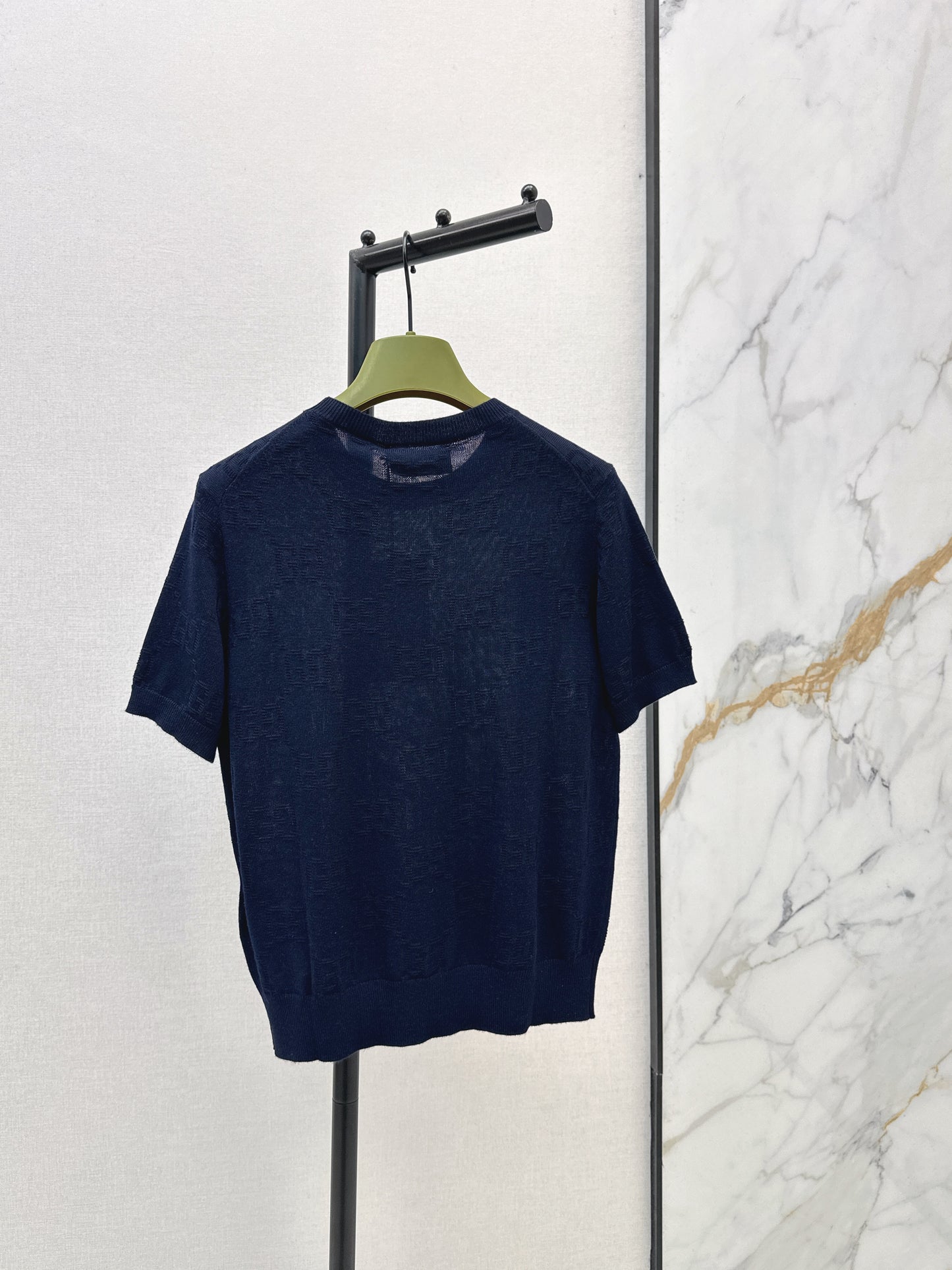 26ss Jacquard Knit T-Shirt