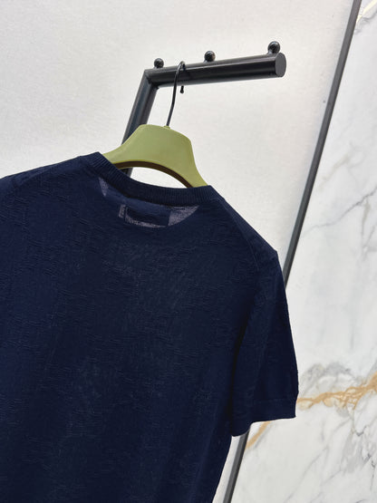26ss Jacquard Knit T-Shirt