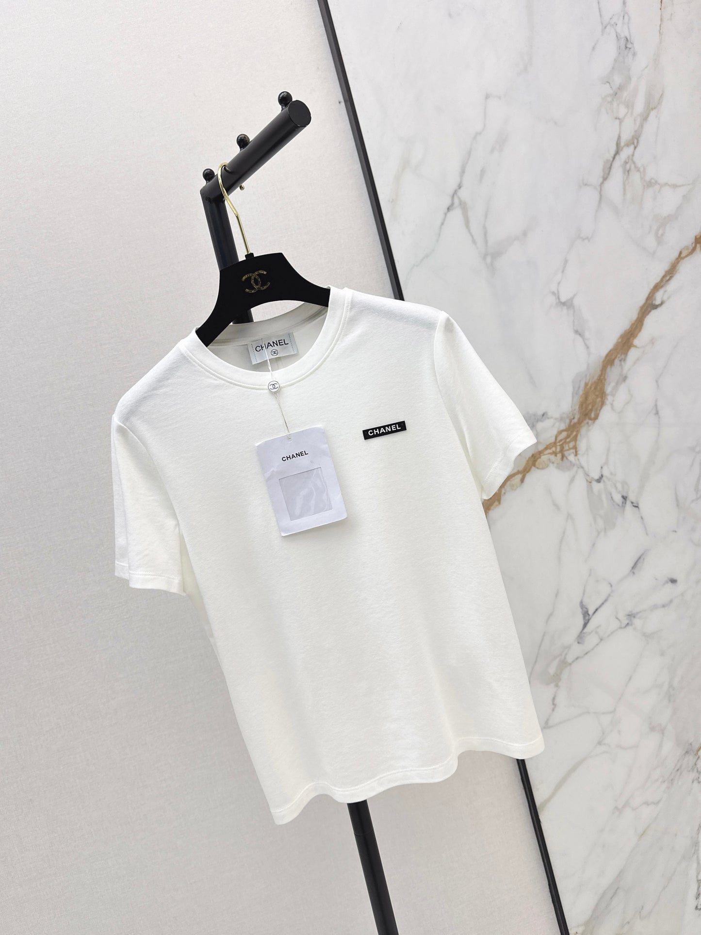 26ss Double C Metal Logo T-Shirt