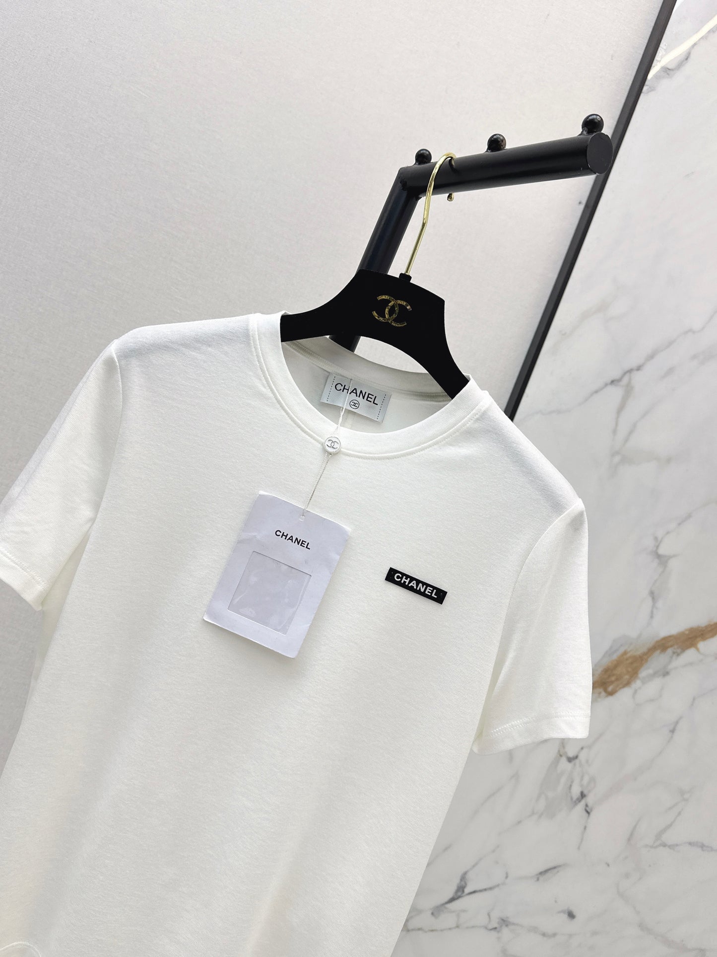 26ss Double C Metal Logo T-Shirt