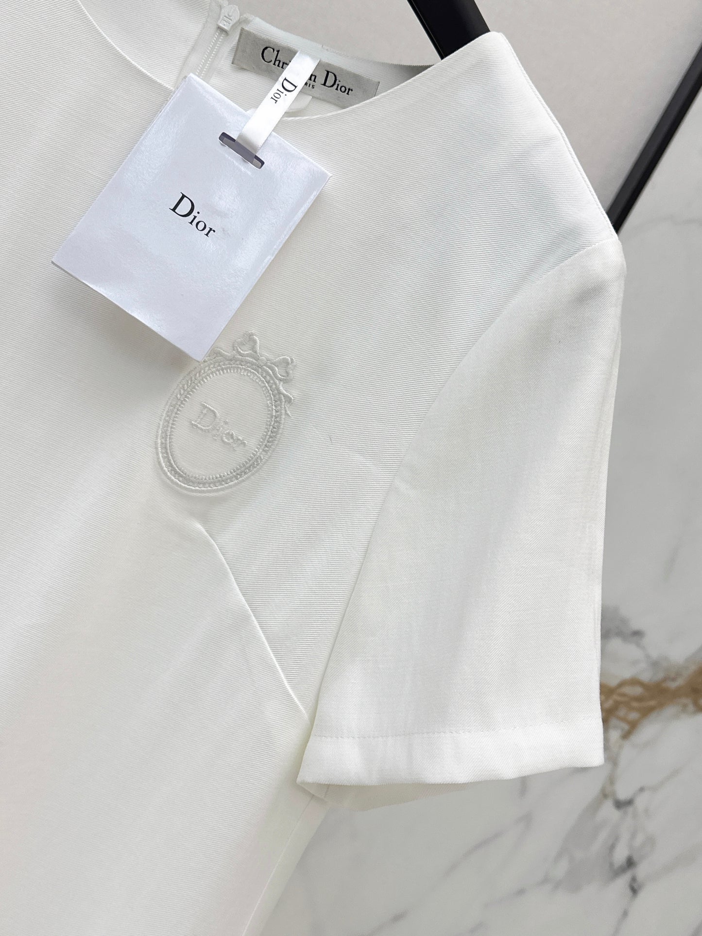 26ss Color-Block Straight-Cut Dress