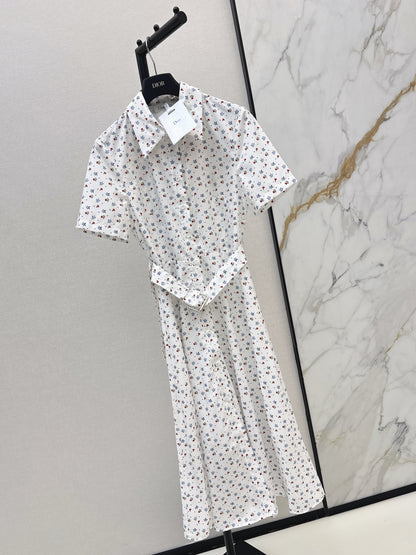 26ss Small Floral Print Dress