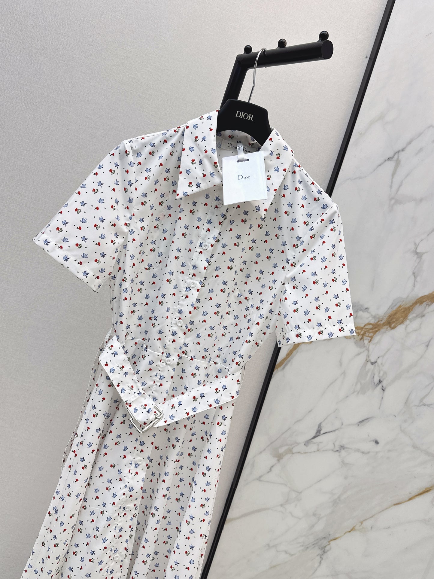26ss Small Floral Print Dress
