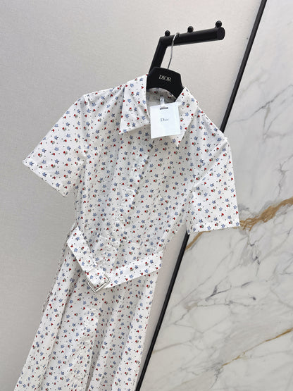 26ss Small Floral Print Dress