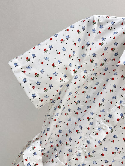 26ss Small Floral Print Dress