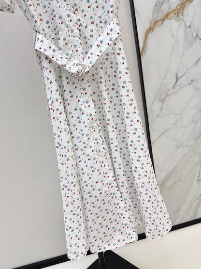 26ss Small Floral Print Dress