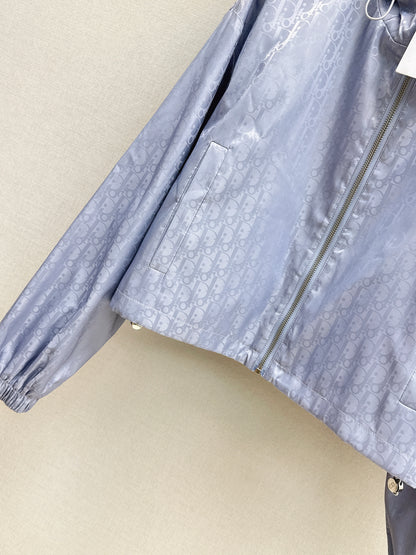 26ss Cropped Hooded Jacket/ A-Line Skort
