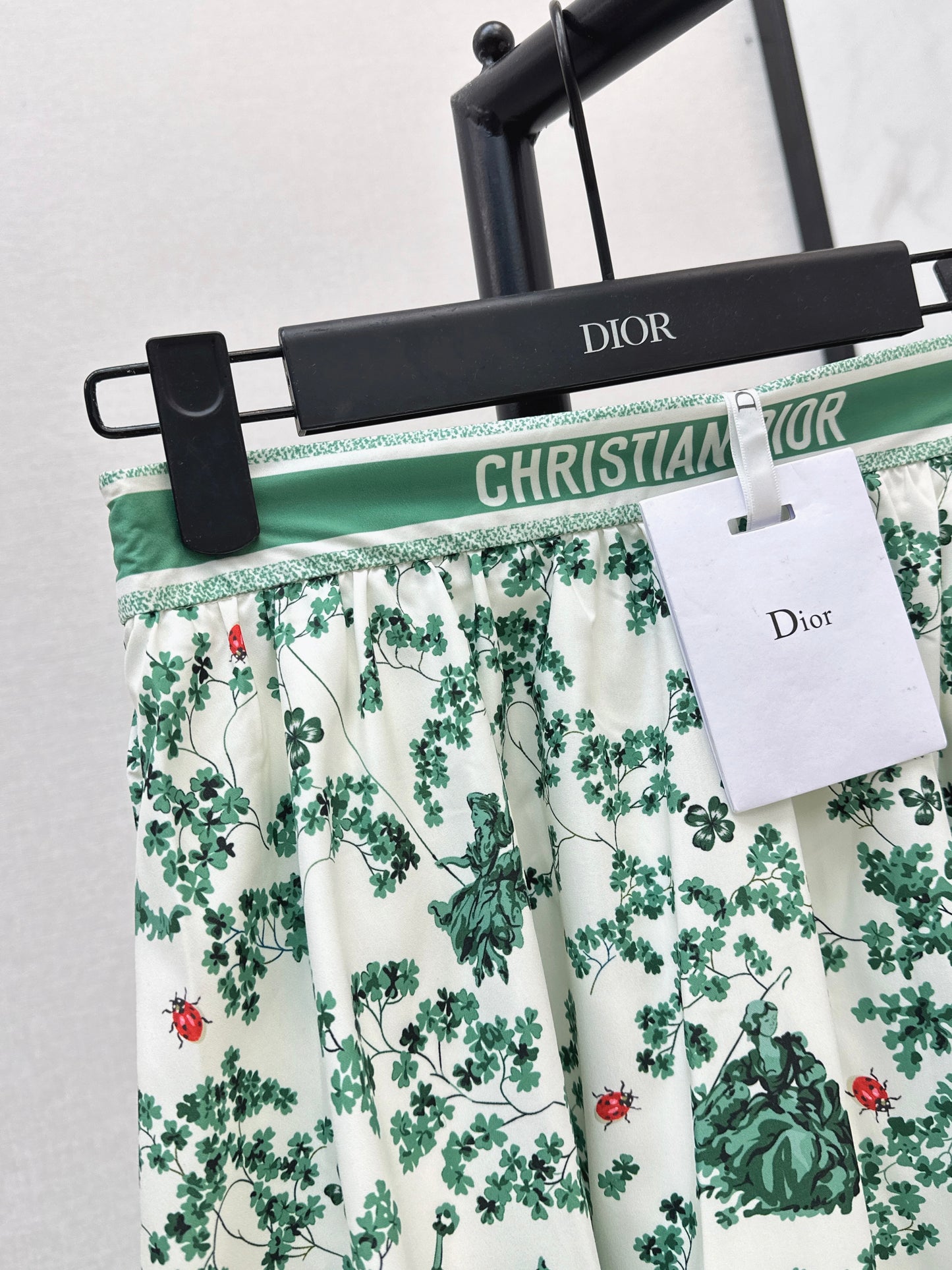 26ss Floral-Print  Flared Skirt