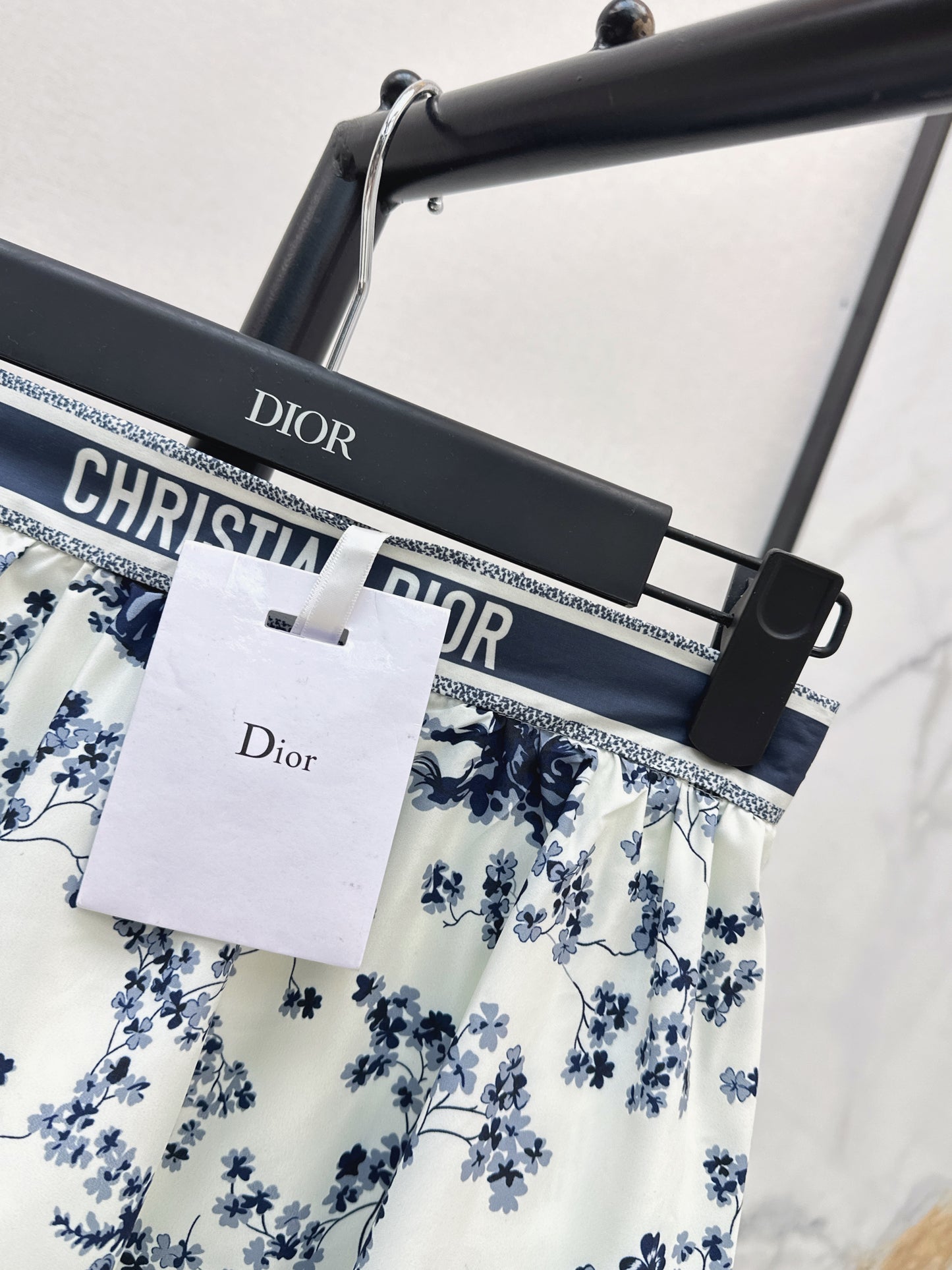 26ss Floral-Print  Flared Skirt