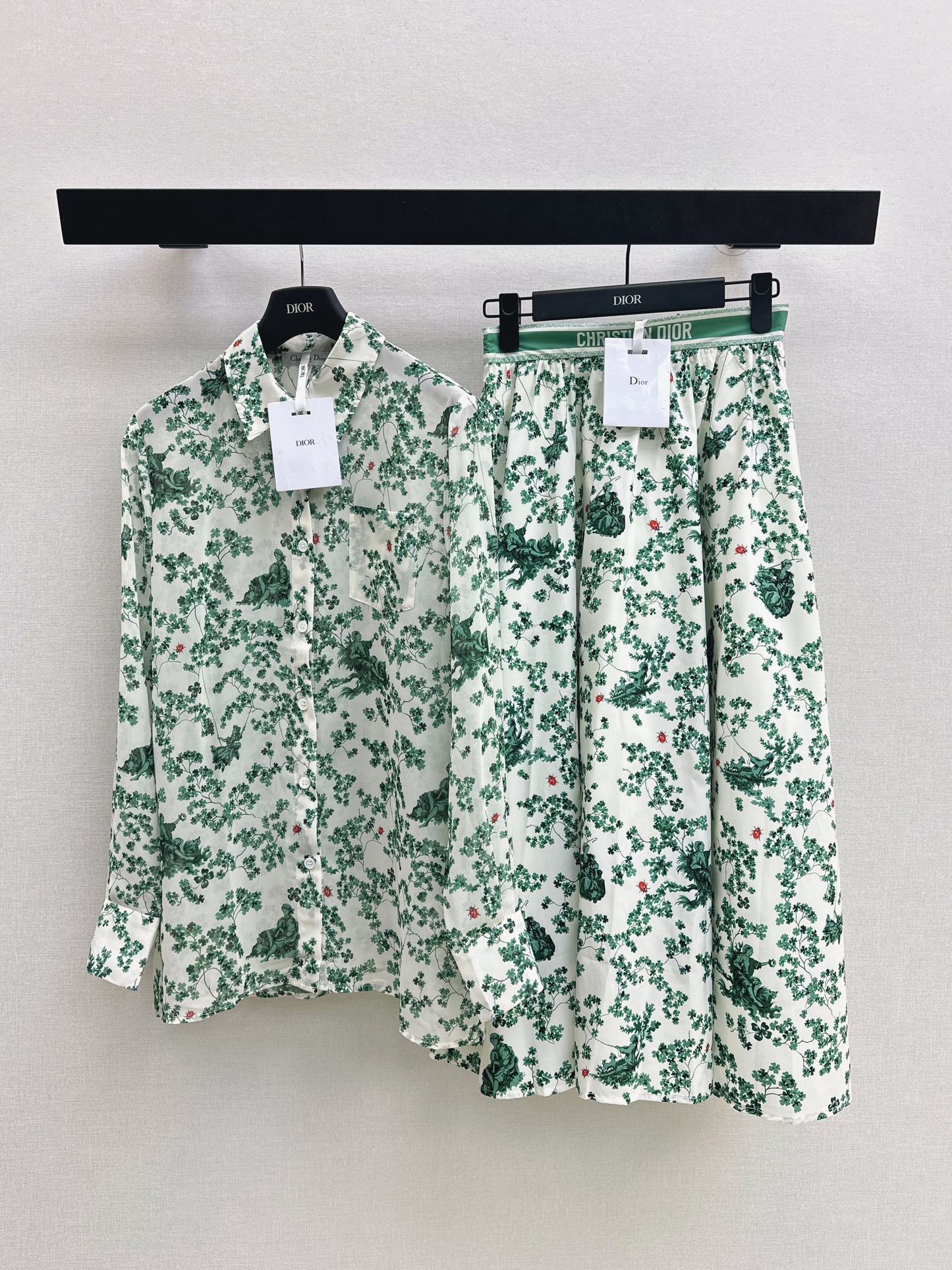 26ss Floral-Print Shirt