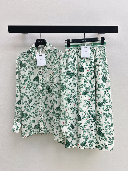26ss Floral-Print Shirt