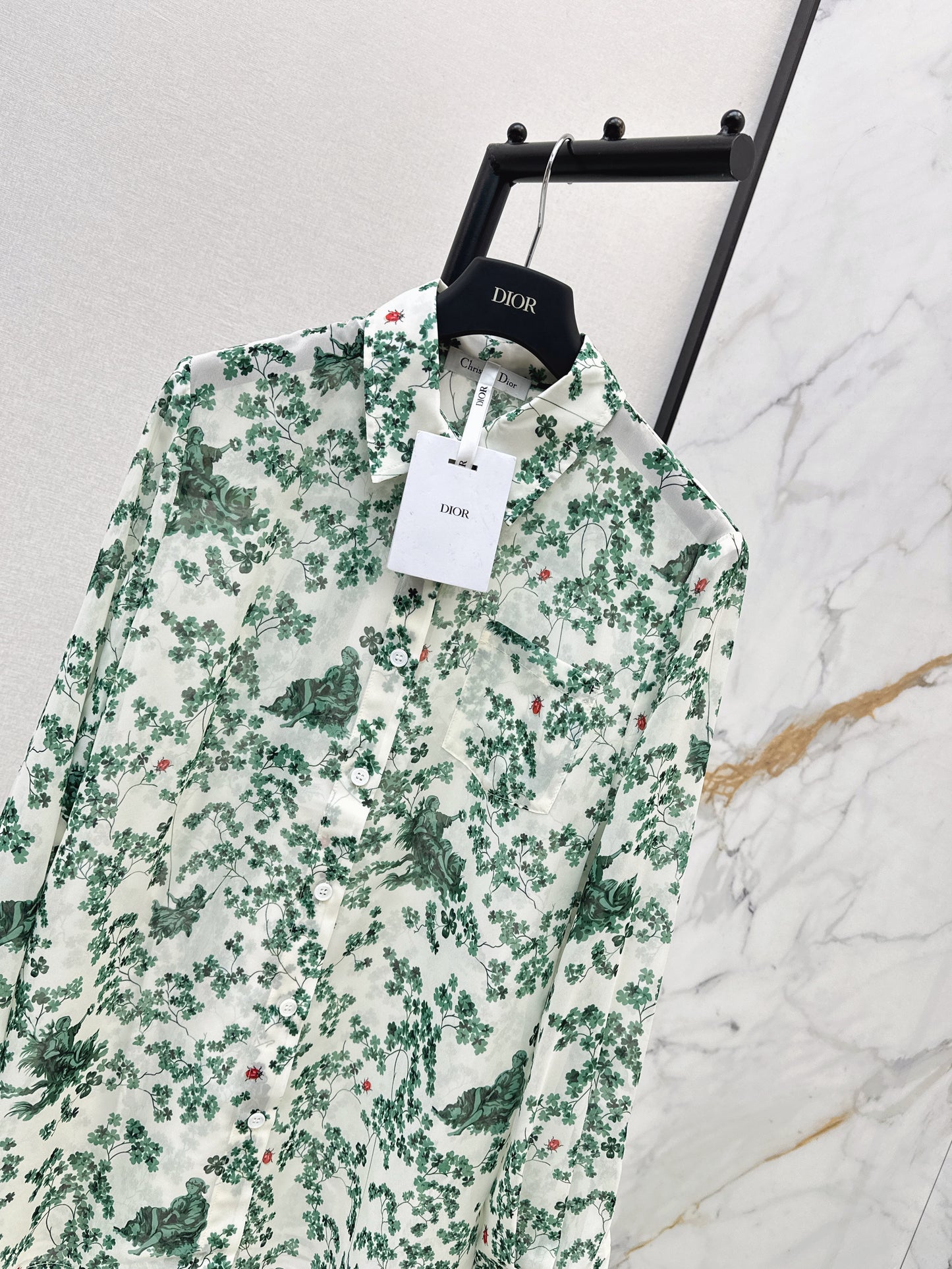 26ss Floral-Print Shirt