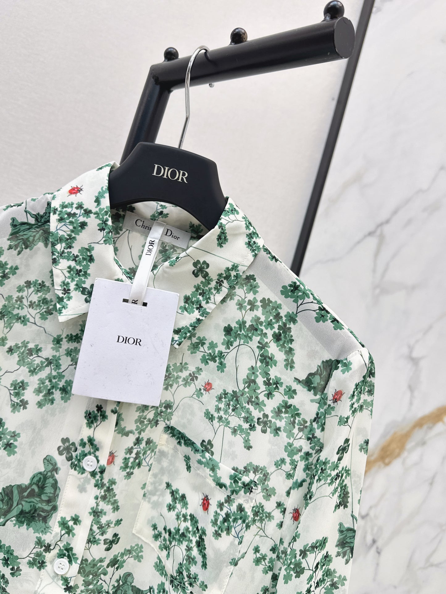 26ss Floral-Print Shirt