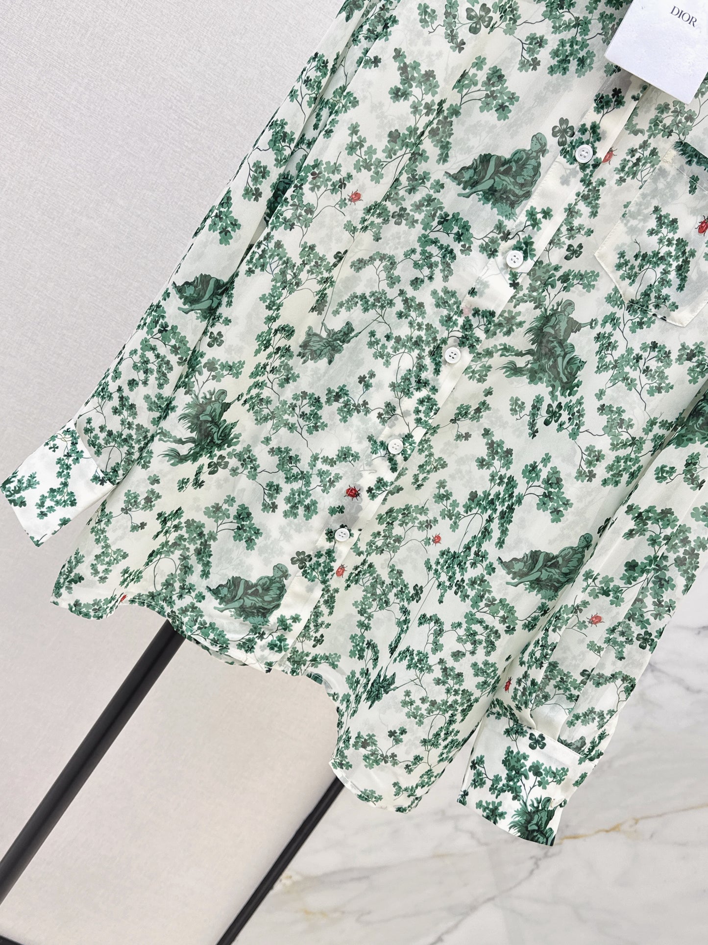 26ss Floral-Print Shirt