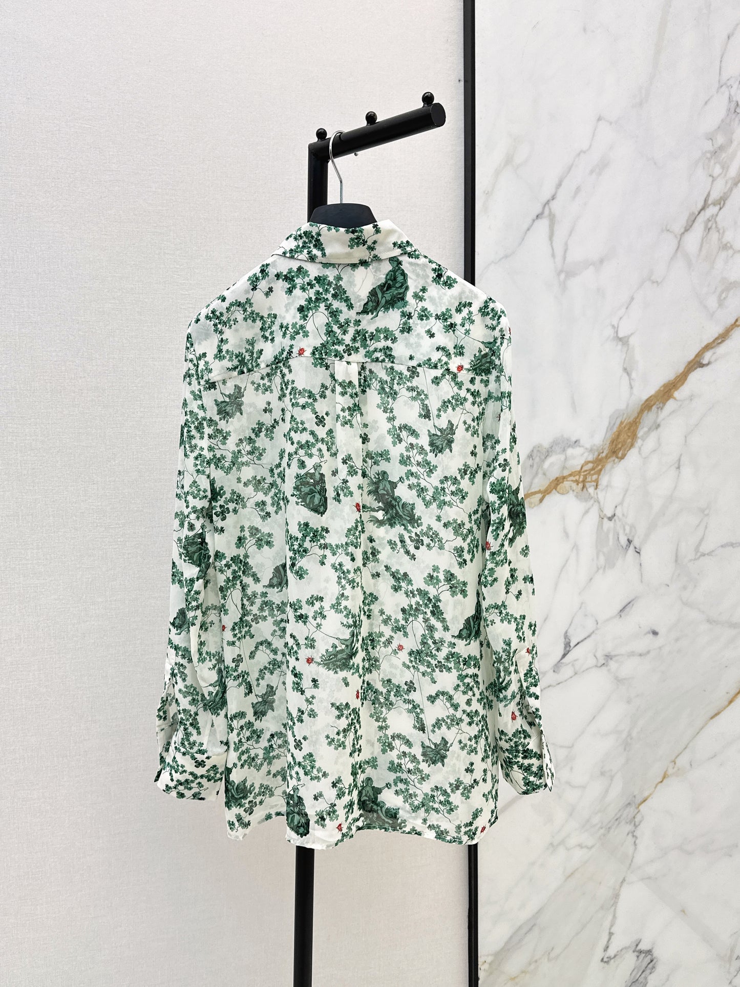 26ss Floral-Print Shirt