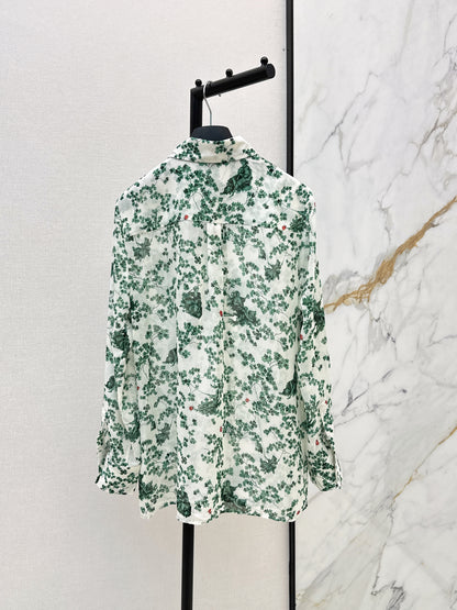 26ss Floral-Print Shirt