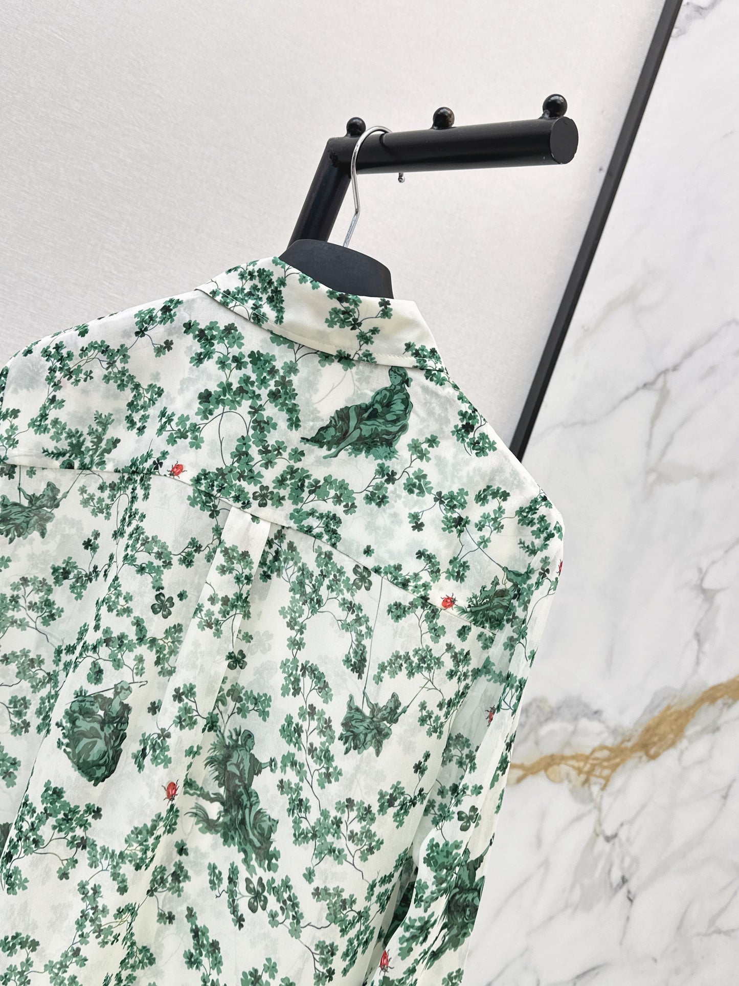 26ss Floral-Print Shirt