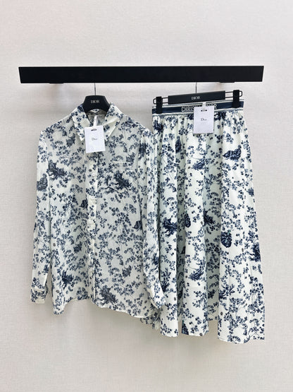 26ss Floral-Print Shirt