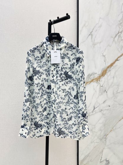 26ss Floral-Print Shirt