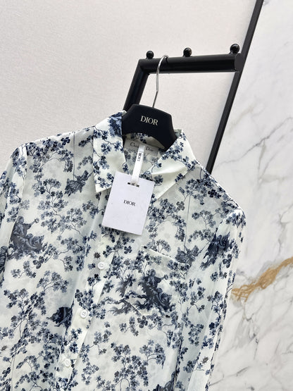 26ss Floral-Print Shirt