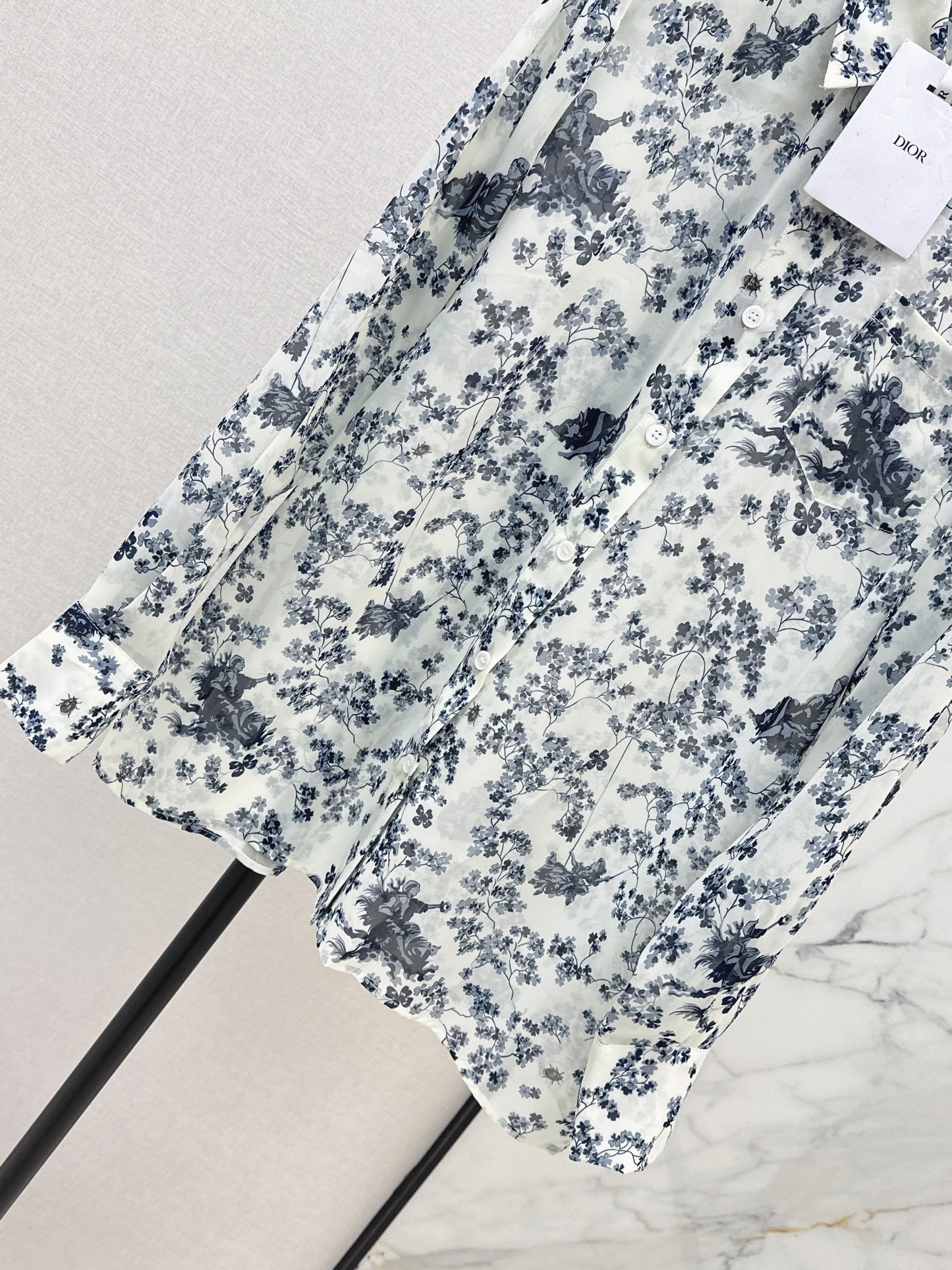 26ss Floral-Print Shirt