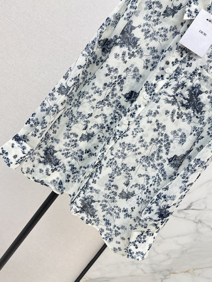 26ss Floral-Print Shirt