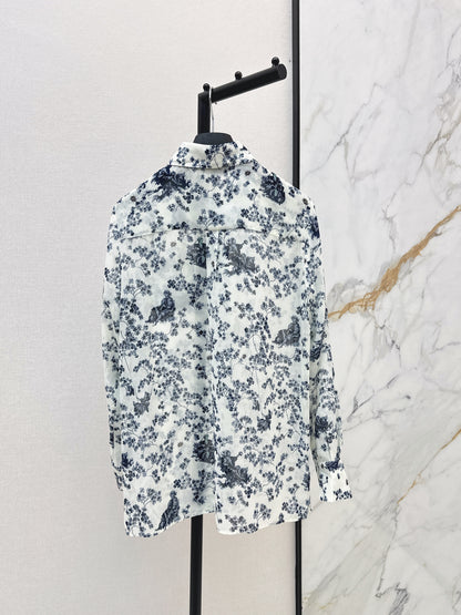 26ss Floral-Print Shirt