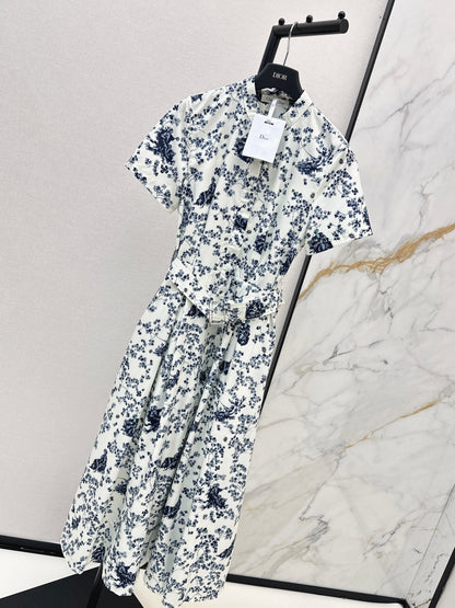 26ss Floral-Print Dress