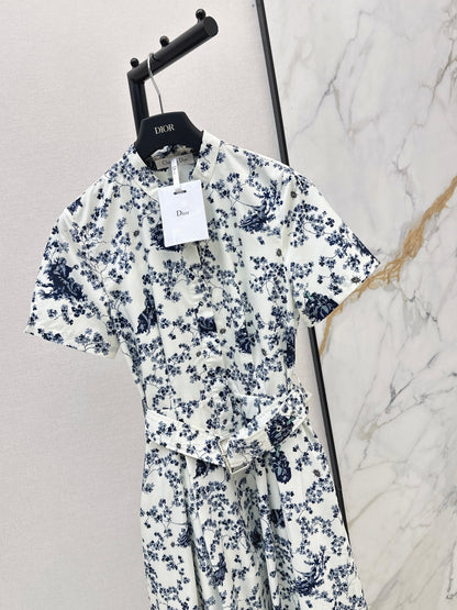 26ss Floral-Print Dress