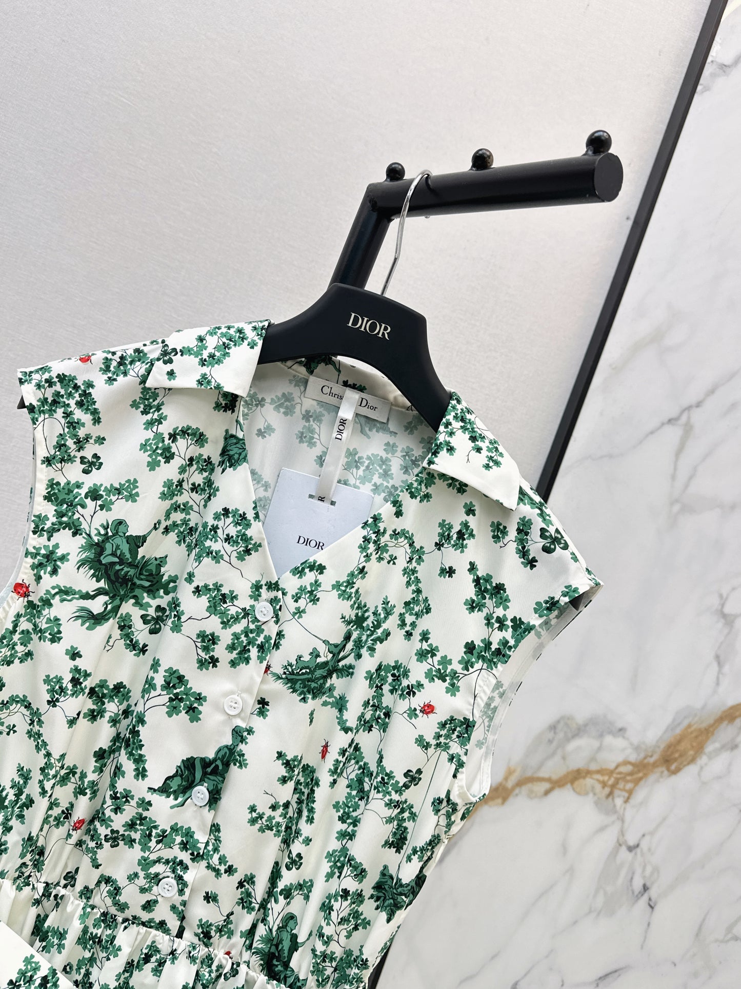 26ss Floral print dress