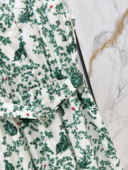 26ss Floral print dress