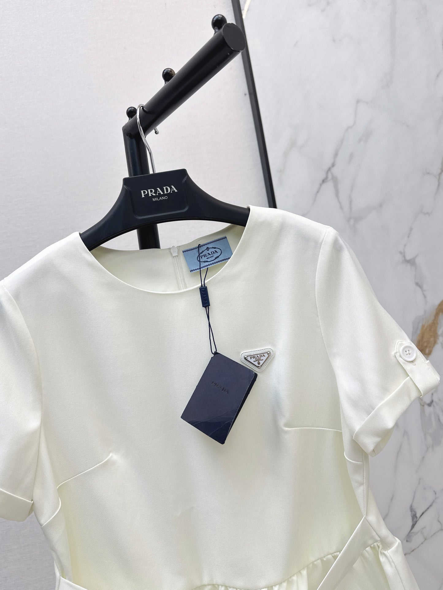 26ss Cinched Waist Tie Dress
