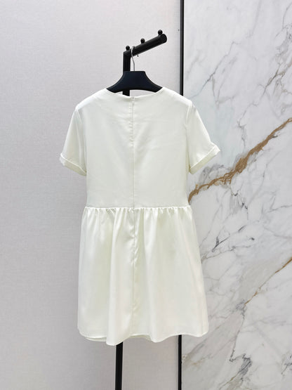 26ss Cinched Waist Tie Dress