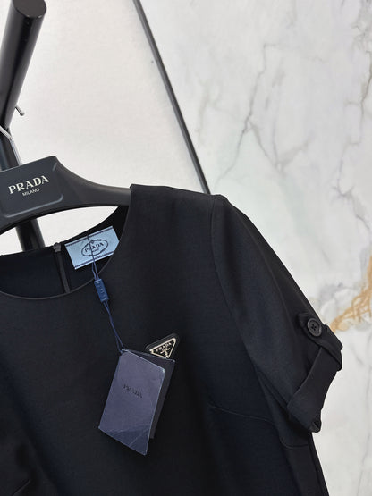 26ss Cinched Waist Tie Dress